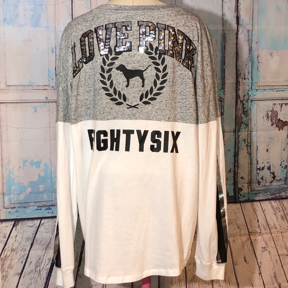 VS Pink Bling long sleeve shirt.